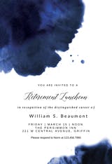 Blue Ink - Invitación Para Eventos Profesionales